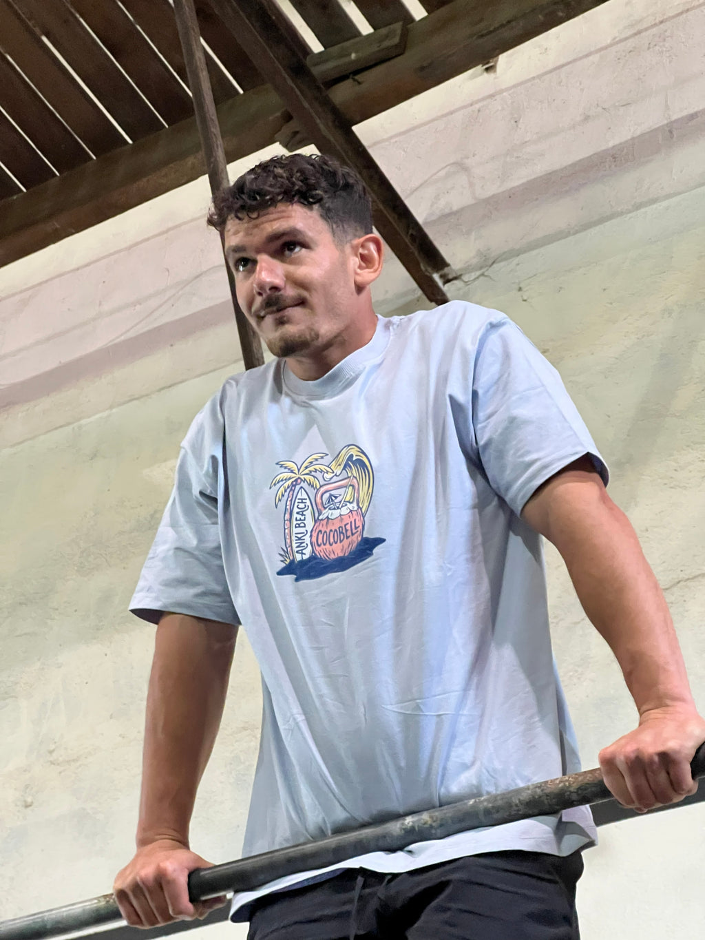 Tee shirt Oversize "COCOBELL" ZEN BLUE