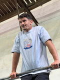 Tee shirt Oversize "COCOBELL" ZEN BLUE
