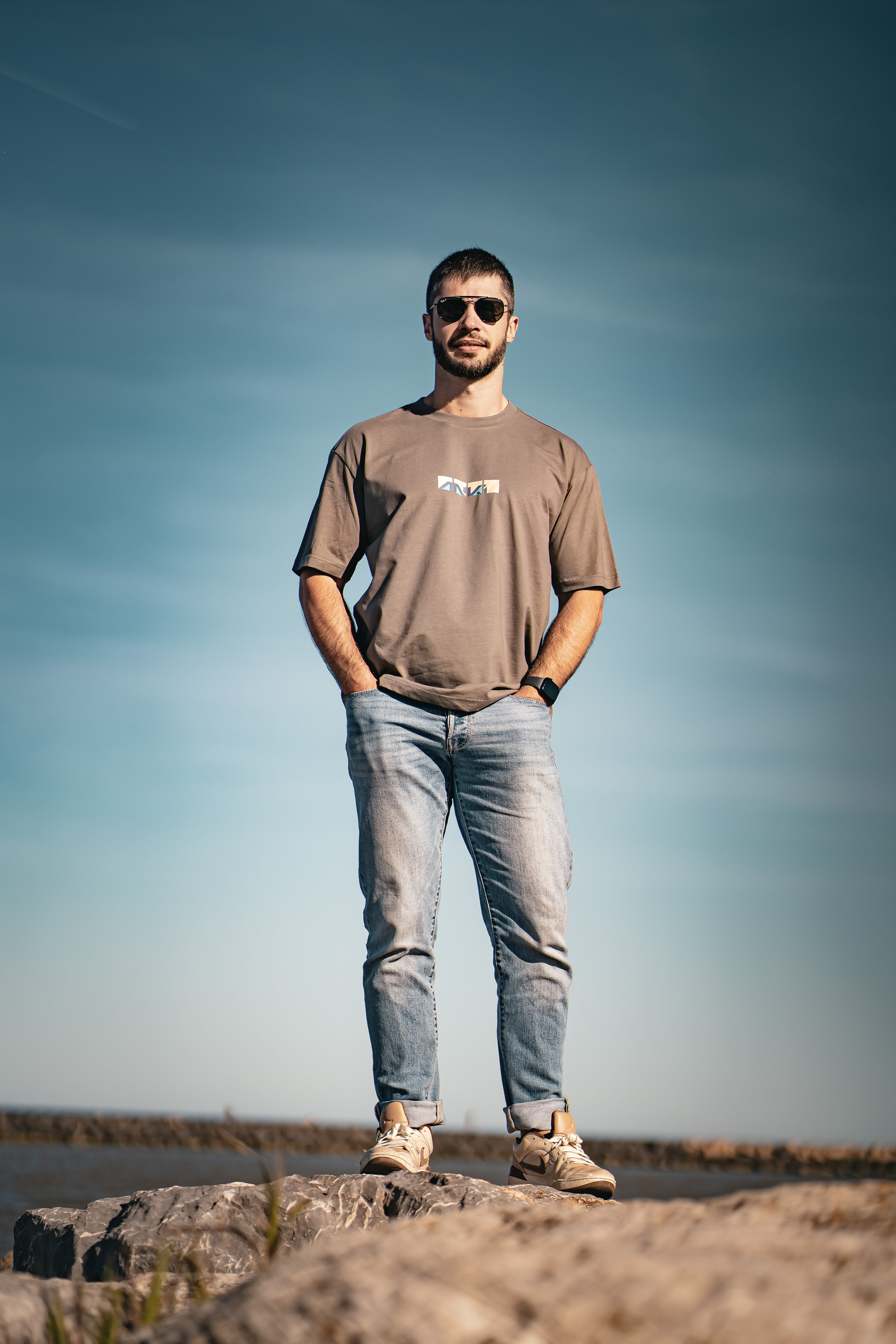 Tee-shirt "MOSAÏC" GRIS