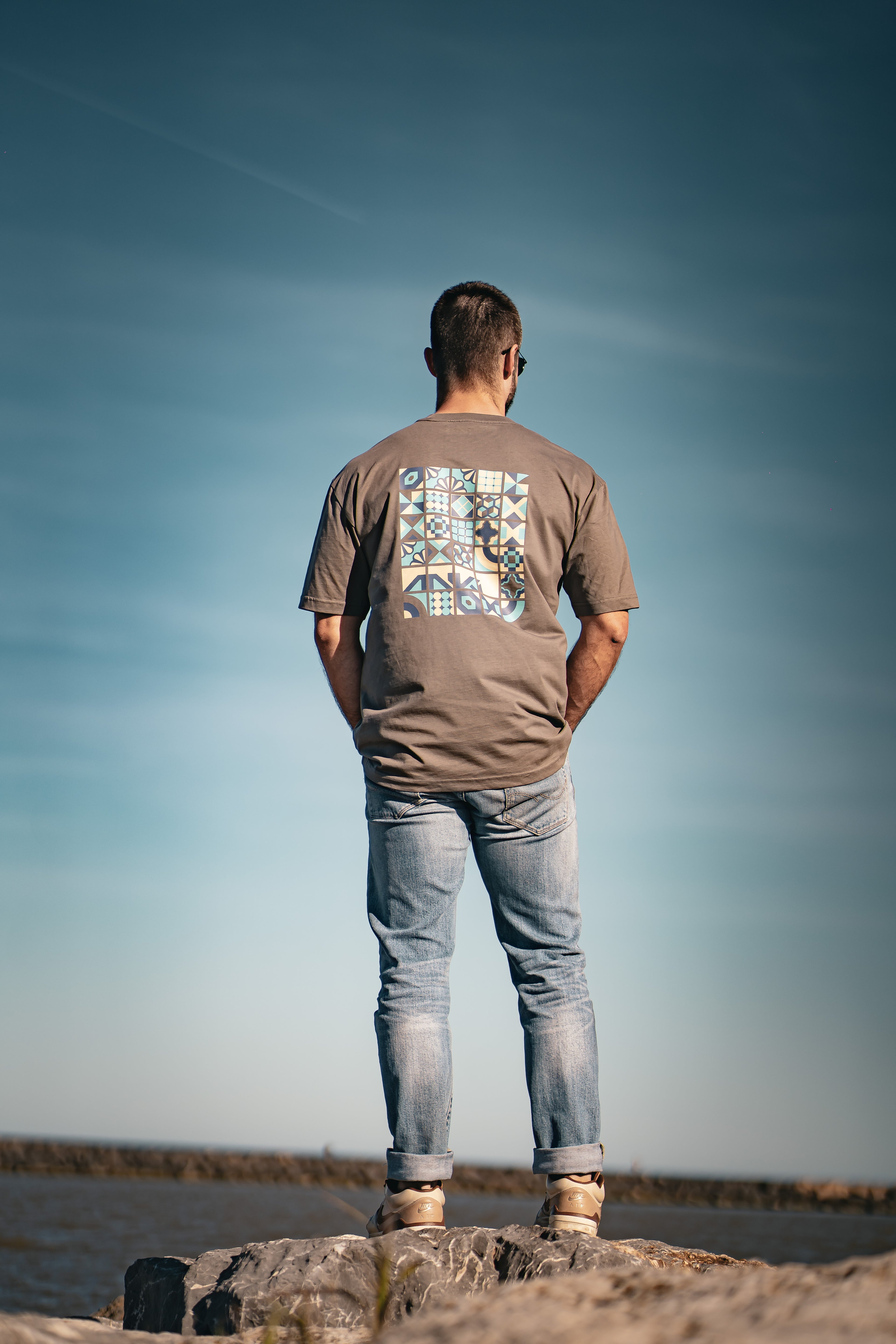 Tee-shirt "MOSAÏC" GRIS