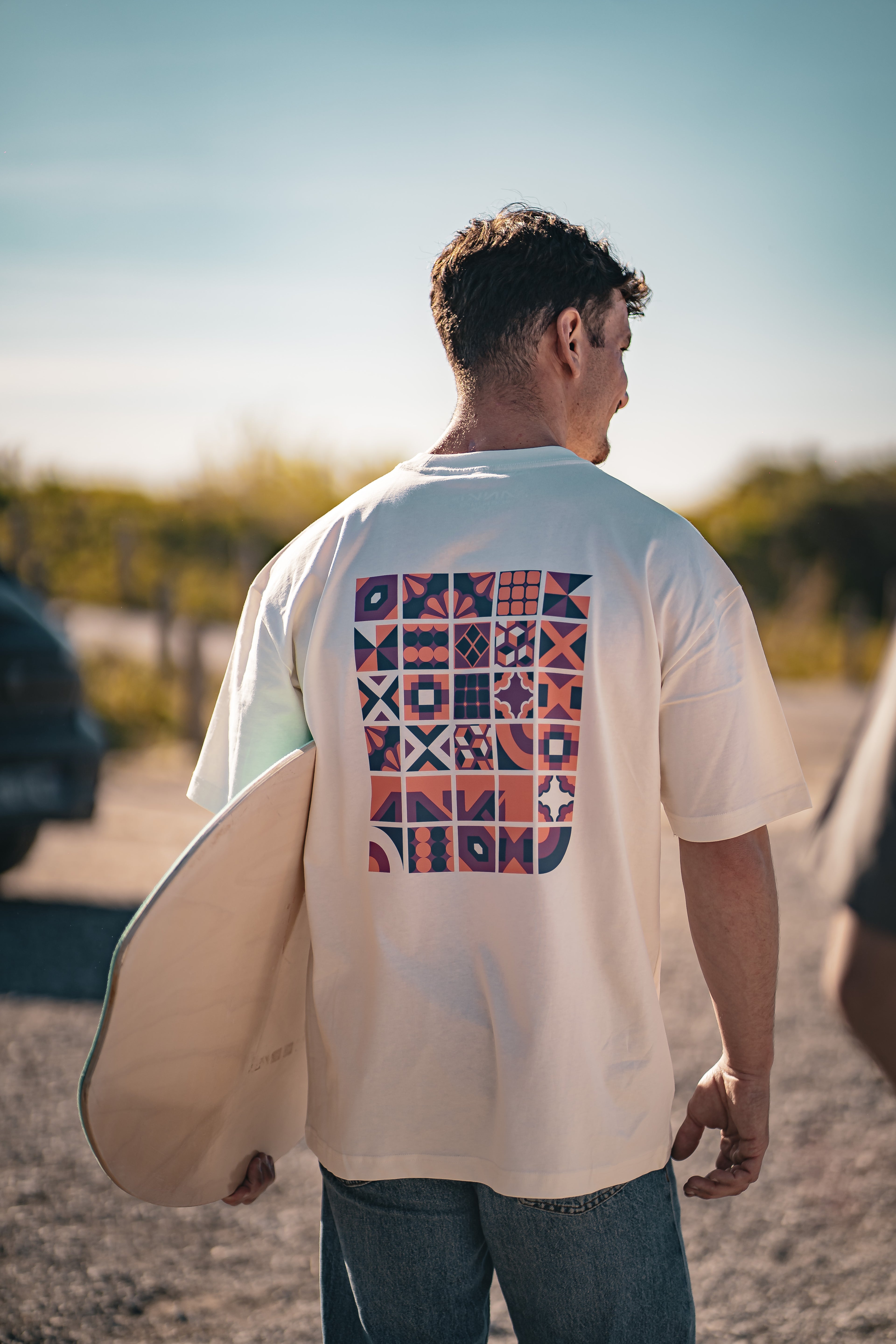 Tee-shirt "MOSAÏC" IVOIRE